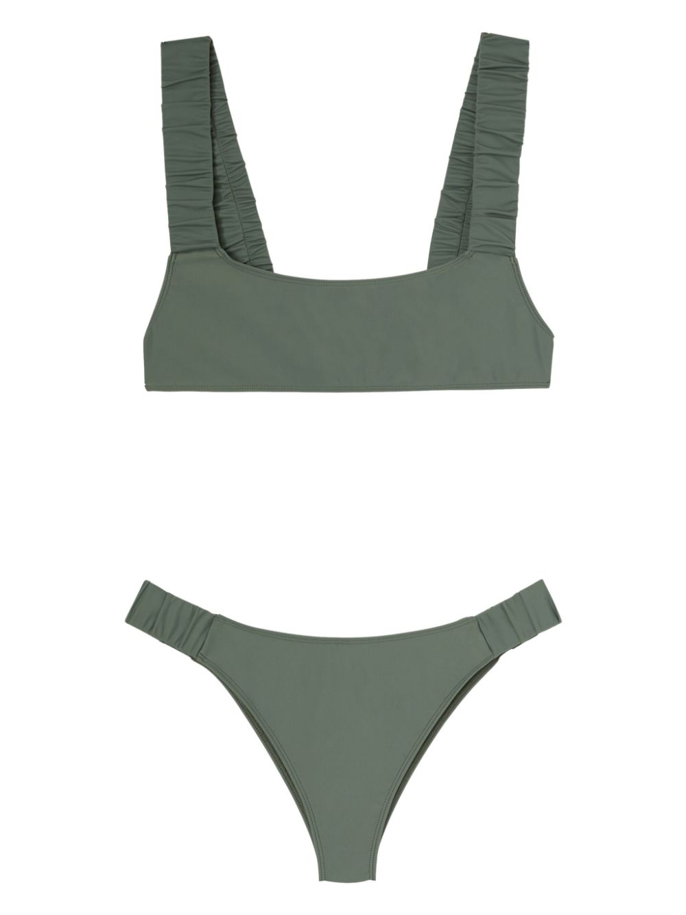 Ruched bikini - Green