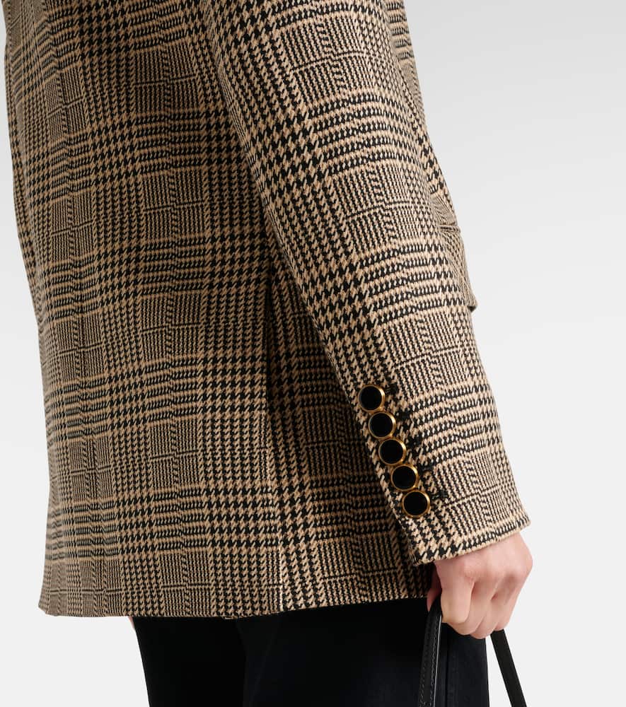 Rhys Houndstooth double-breasted blazer