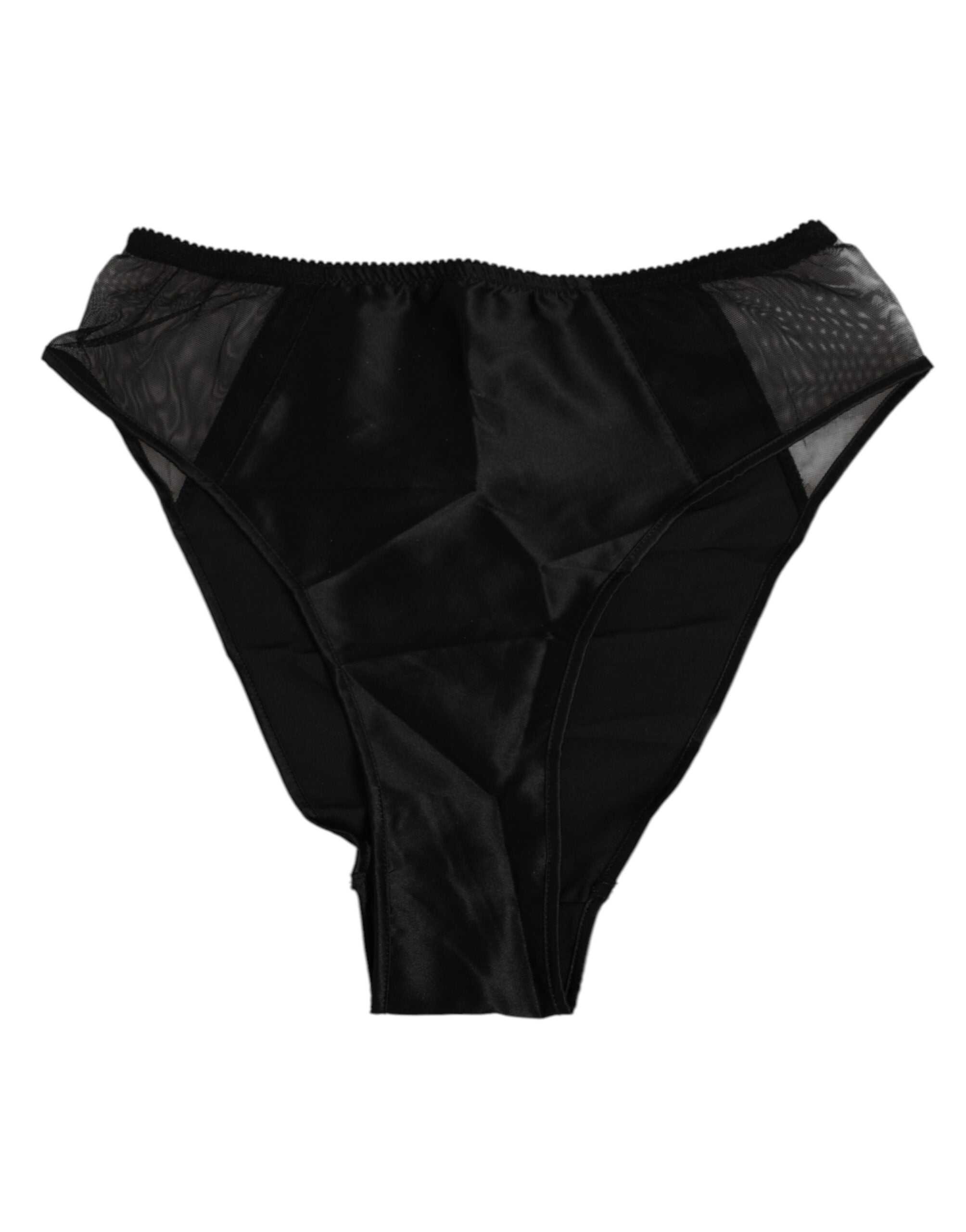 Silk Stretch Briefs — Black