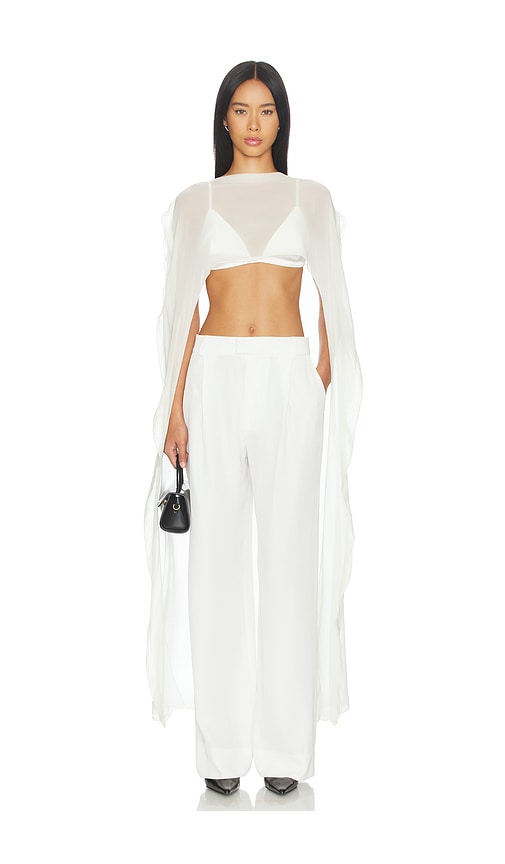 Nonchalant Label CHIARA トップ - Ivory. S. Also - XS
