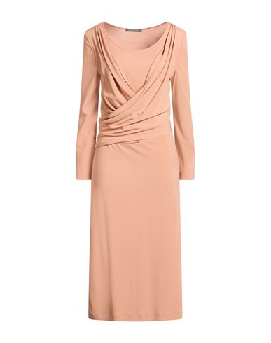 Woman Midi dress Blush Size 6 Viscose