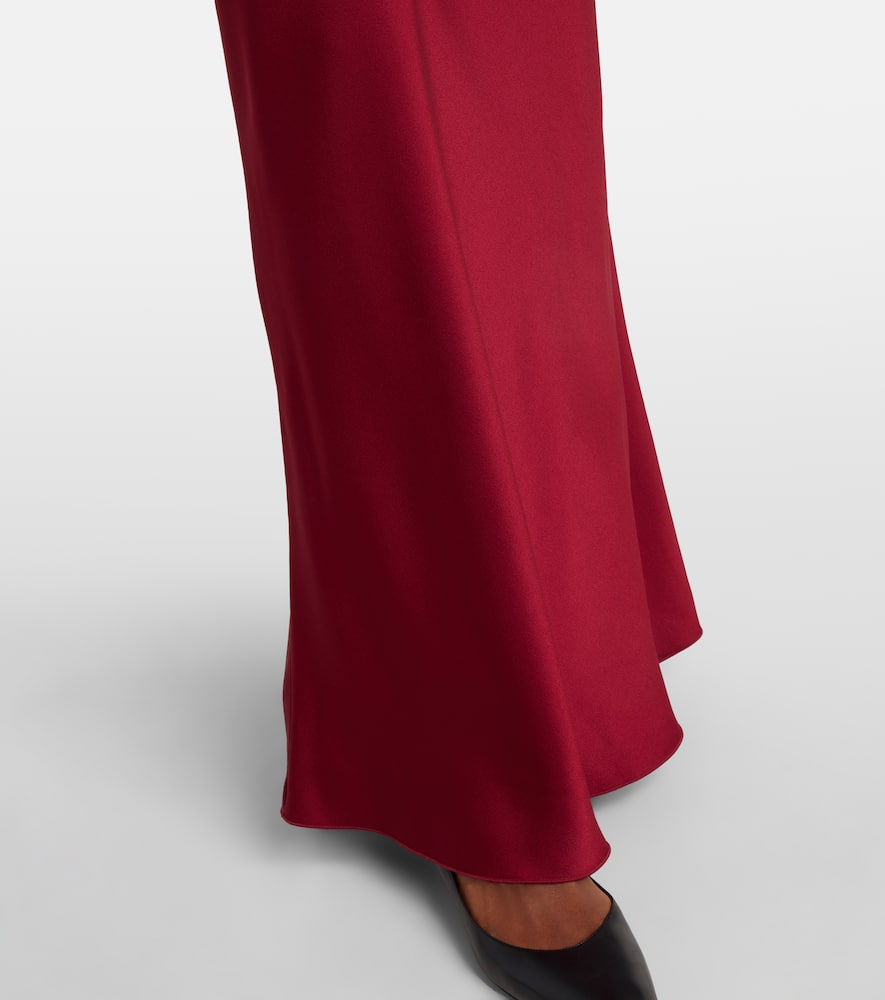 Baia cotton satin maxi dress