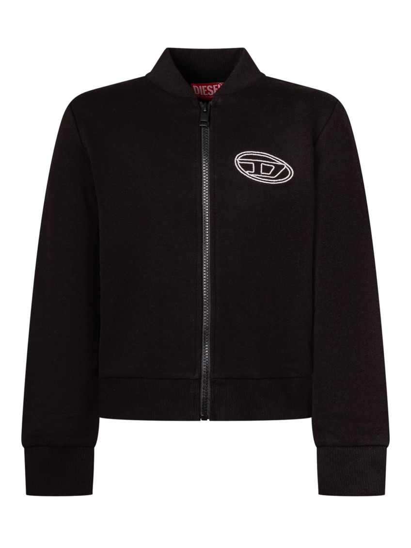 Kids Black Logo Sweatshirt