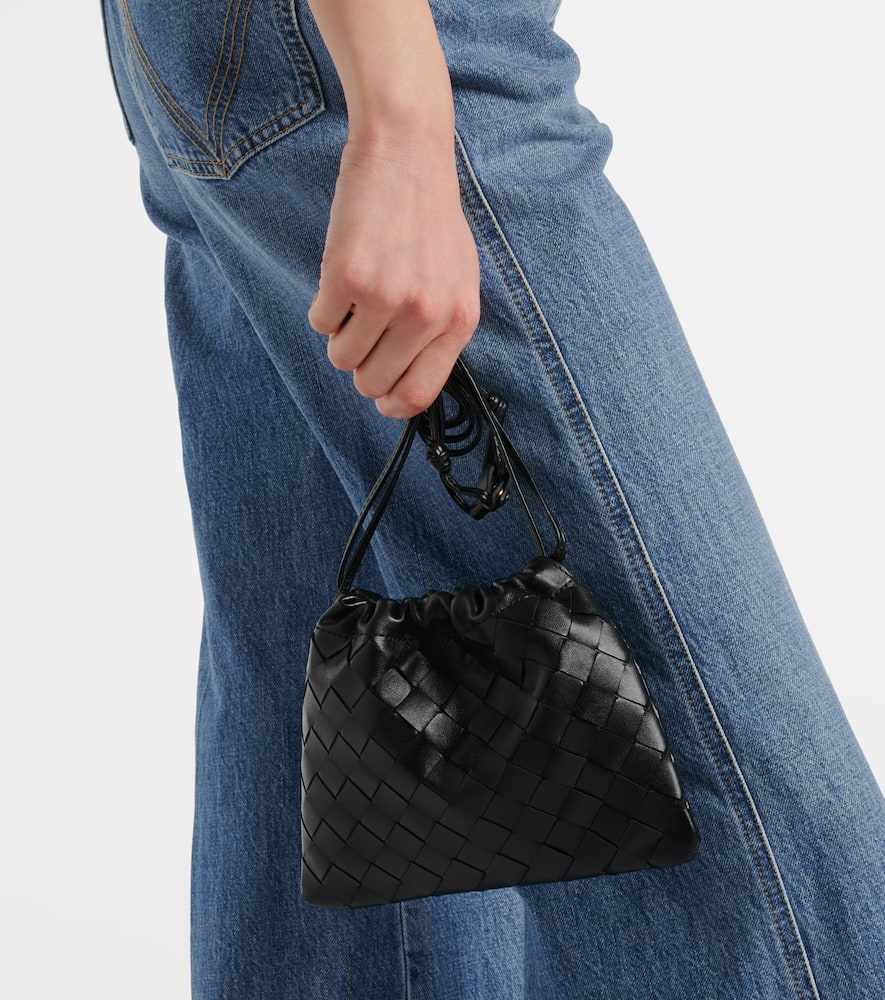 Bottega Veneta Small Intrecciato leather pouch