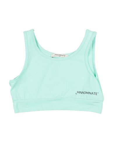 Kids Kid Girl Top Turquoise Size 10 Cotton, Elastane