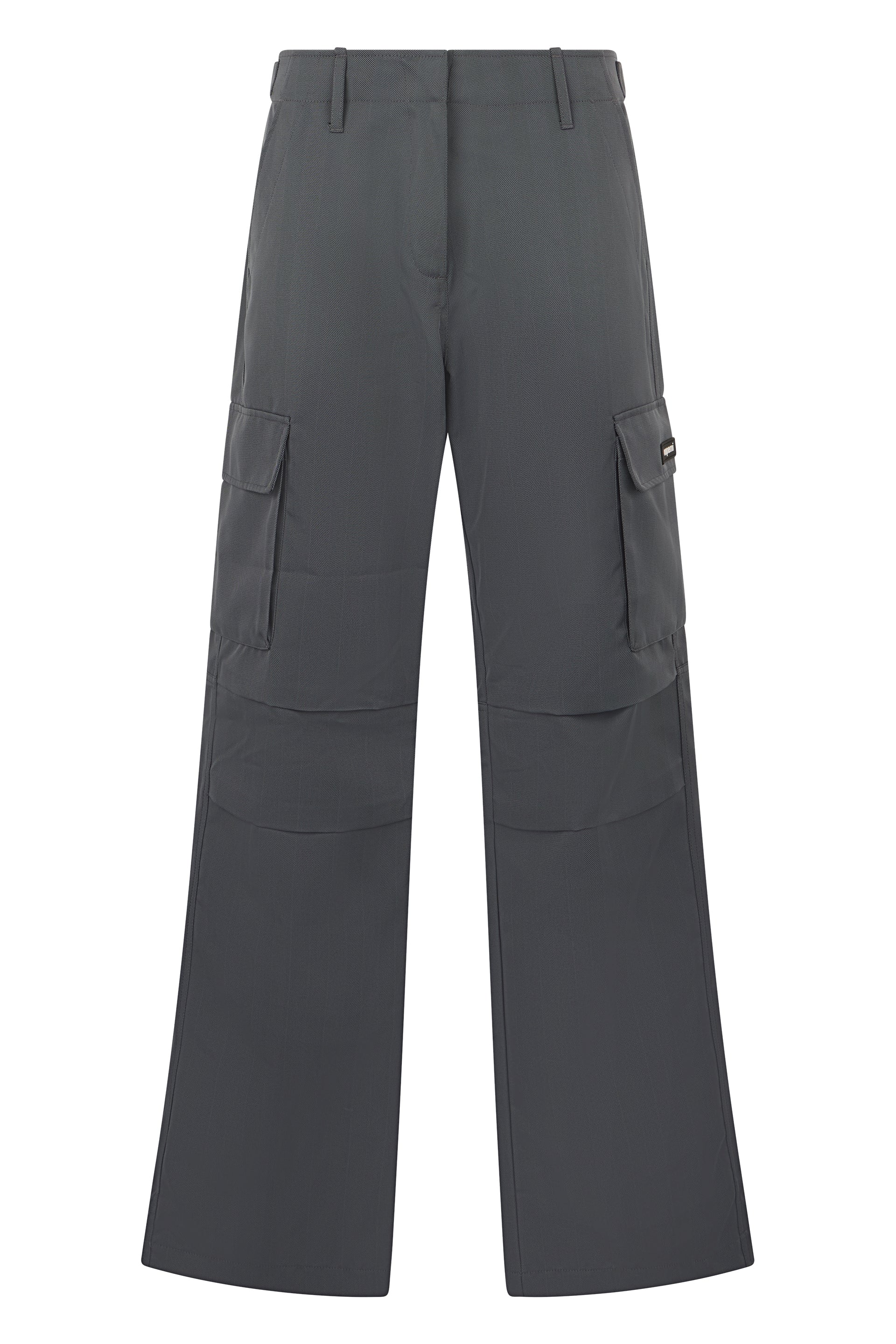 Cargo Pants with Loose Fit and Practical Pockets