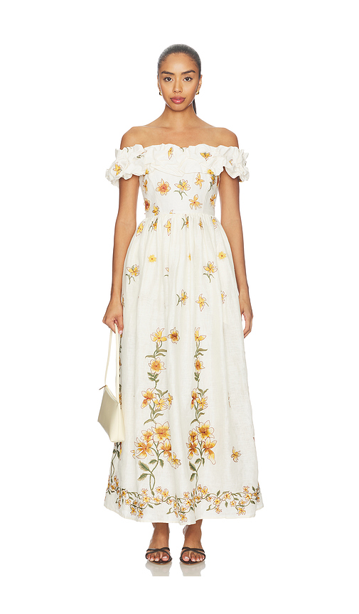Agua by Agua Bendita Espliego Promesa Dress in Multi. XS. Also in S, M