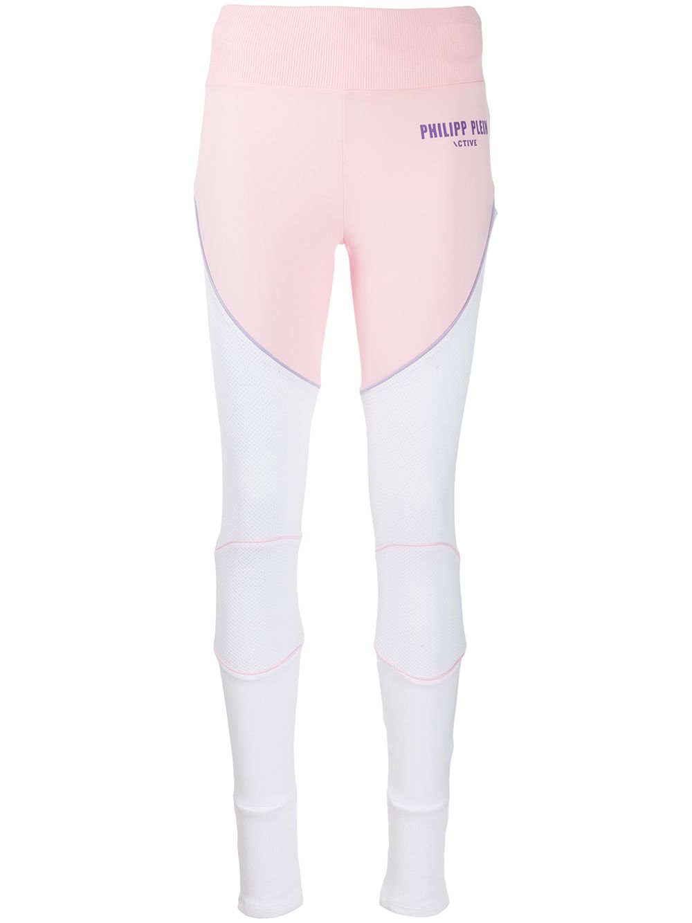 Geometric jogging leggings - Pink