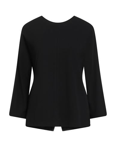 Woman Top Black Size 10 Polyester, Elastane