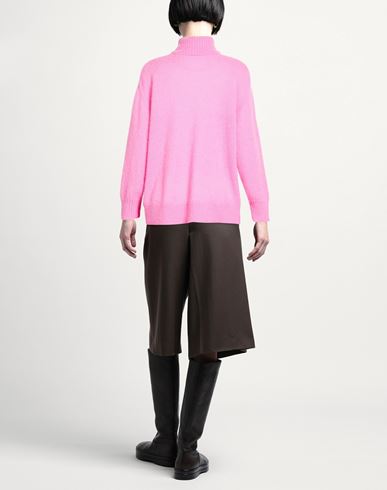 Woman Turtleneck Pink Size 2 Superkid mohair, Baby alpaca wool, Polyamide