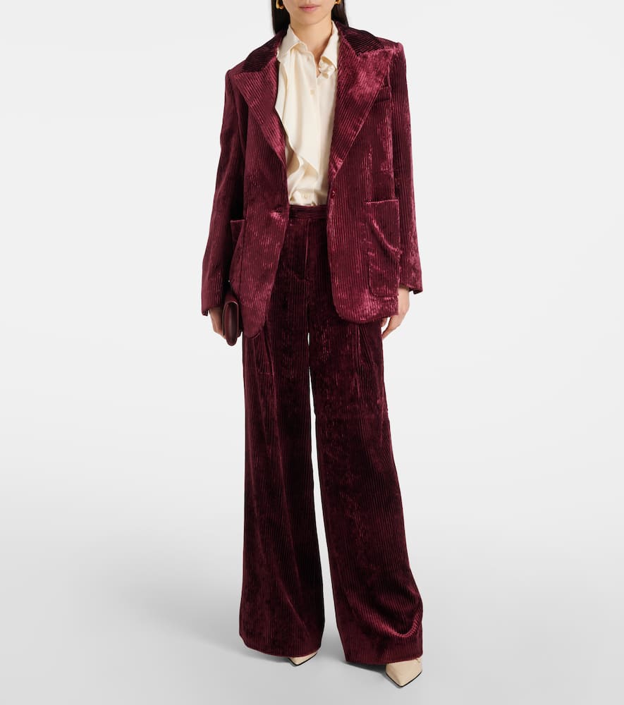 Oversized corduroy blazer