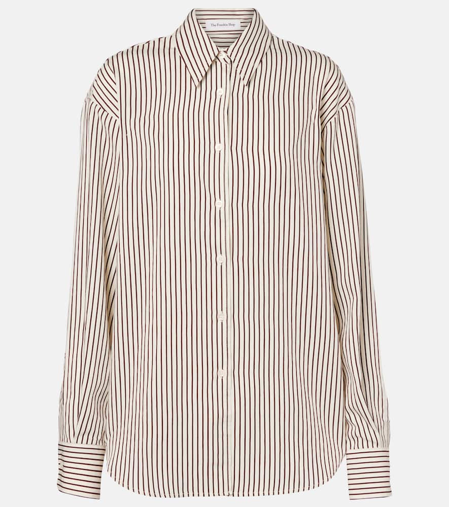Peri striped poplin shirt