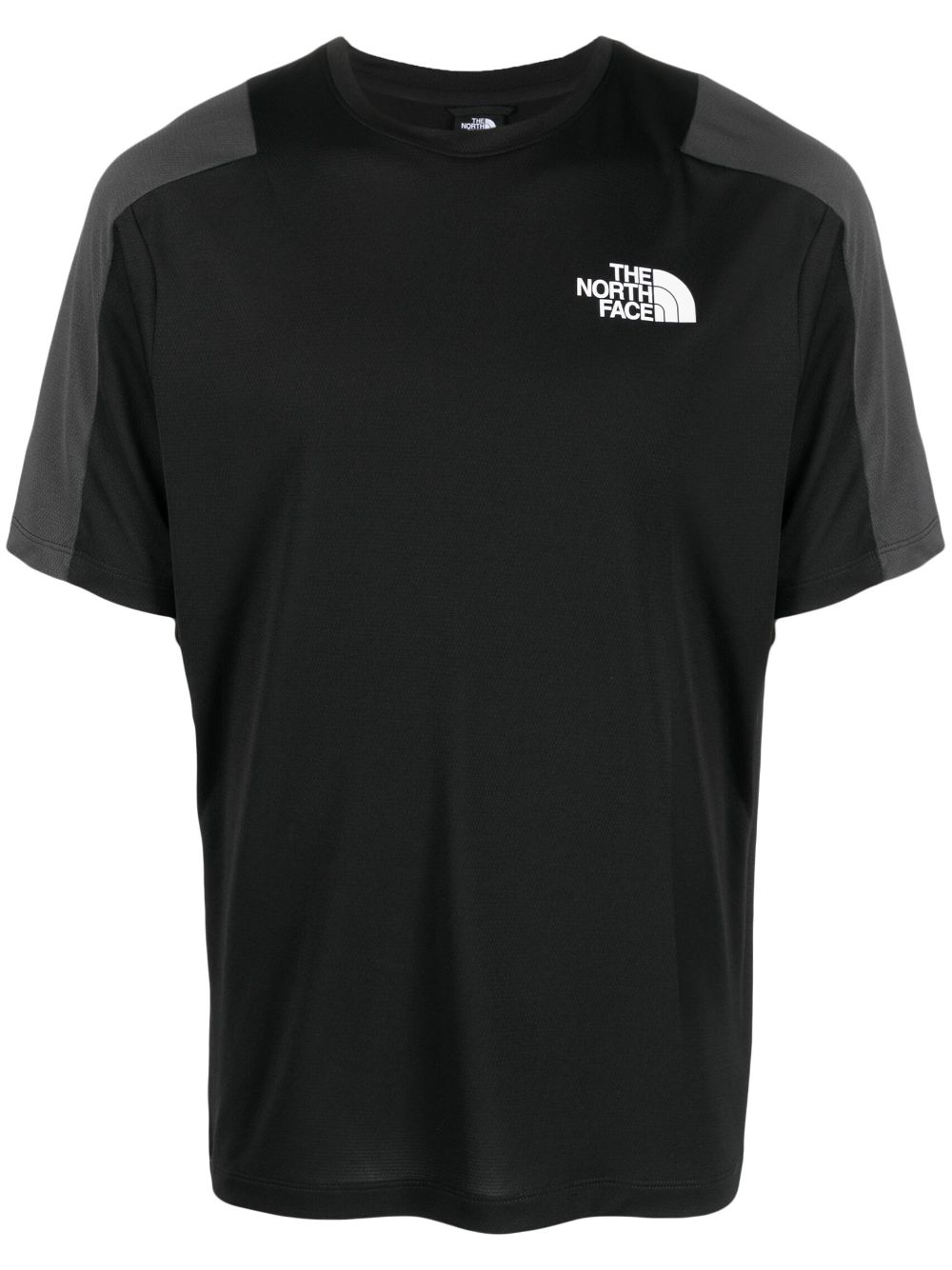 Logo-print short-sleeved T-shirt - Black