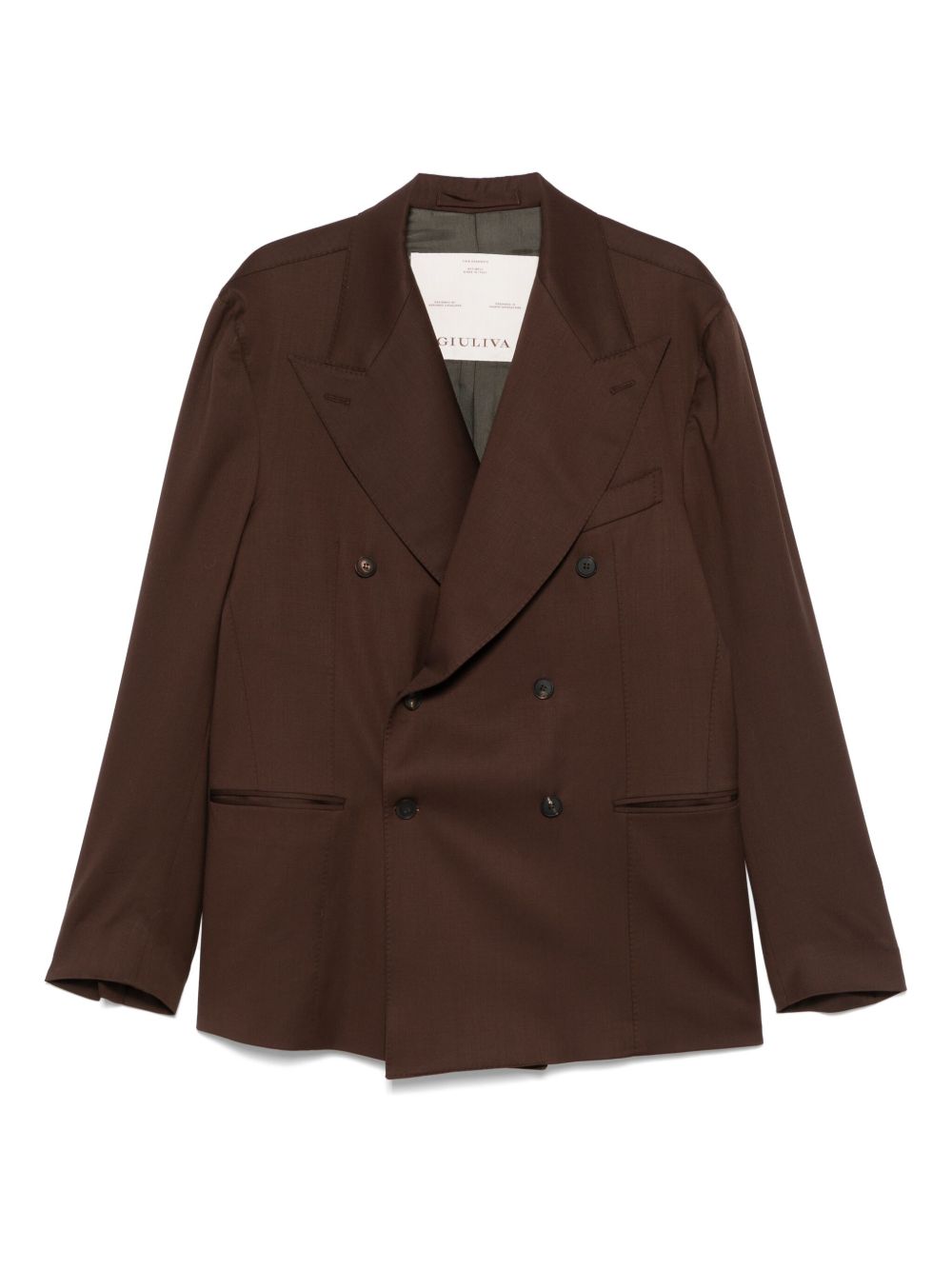 The Stefano double-breasted blazer - Brown