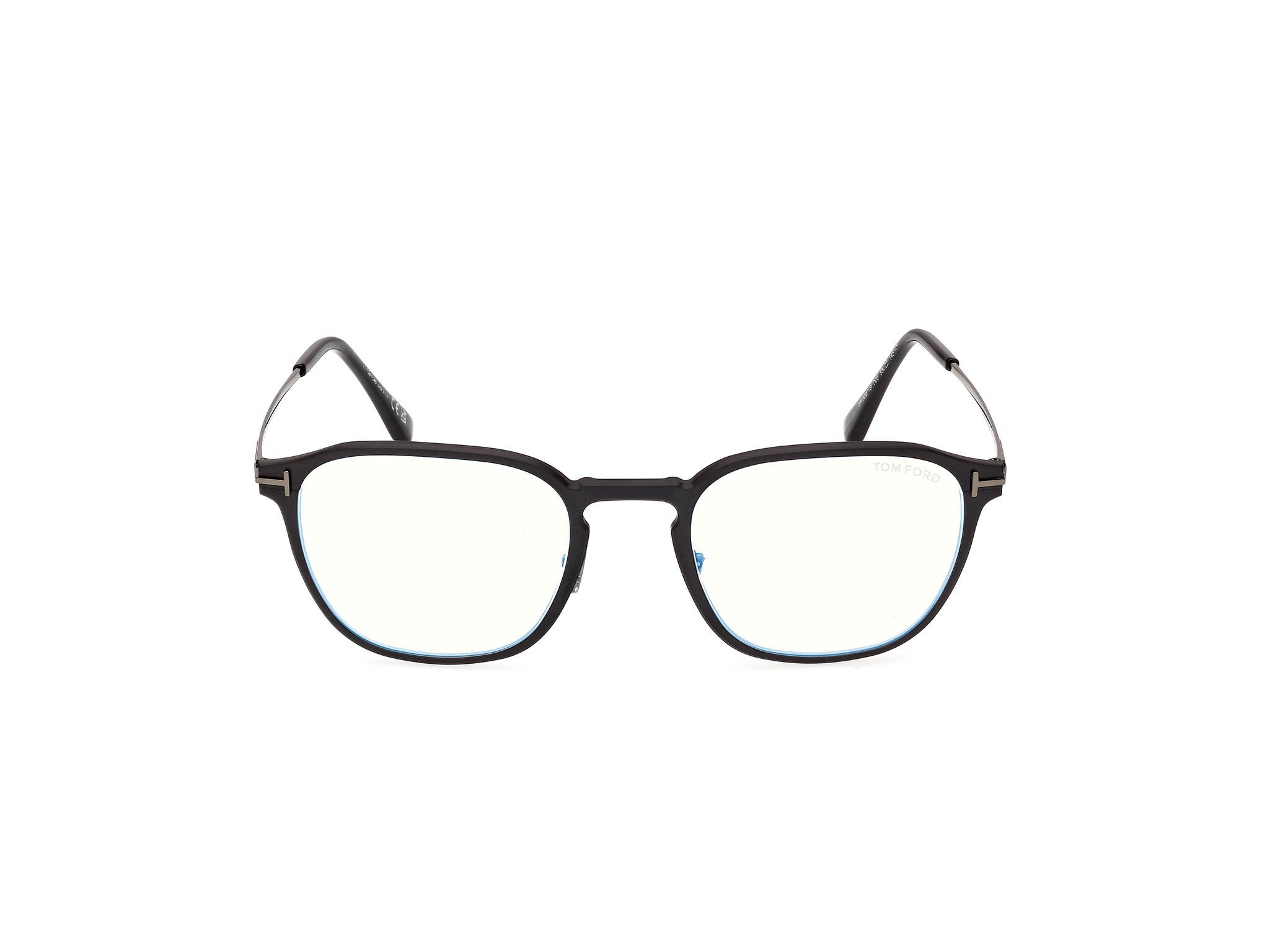 TOM FORD Man TOM FORD FT6087-B 005 Optical frames Metal Black Squared Norma
