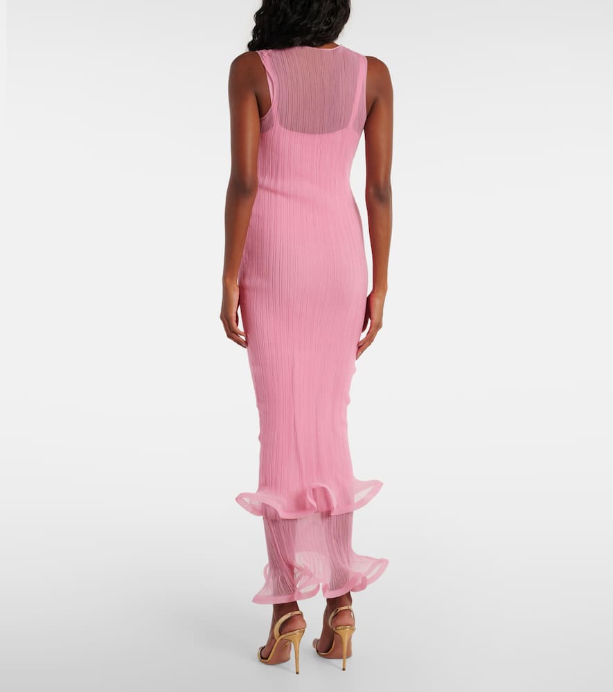 Simkhai Daniella ruffled midi dress