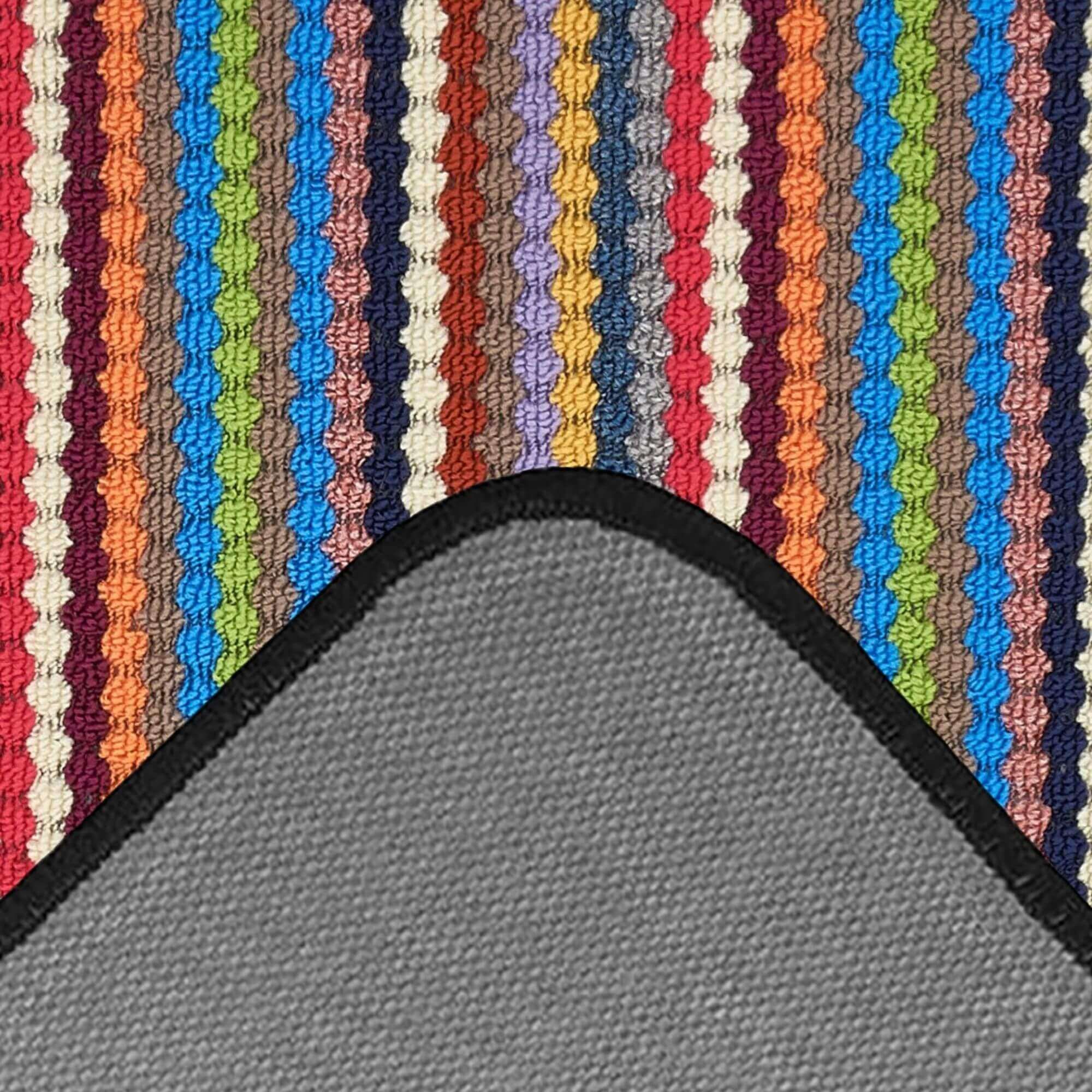 Washable All-Purpose Nonslip Mats Stripe Design in Different Colours 111