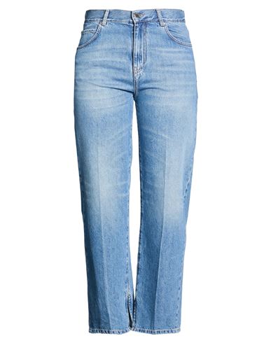 Woman Jeans Blue Size 27 Cotton, Lyocell