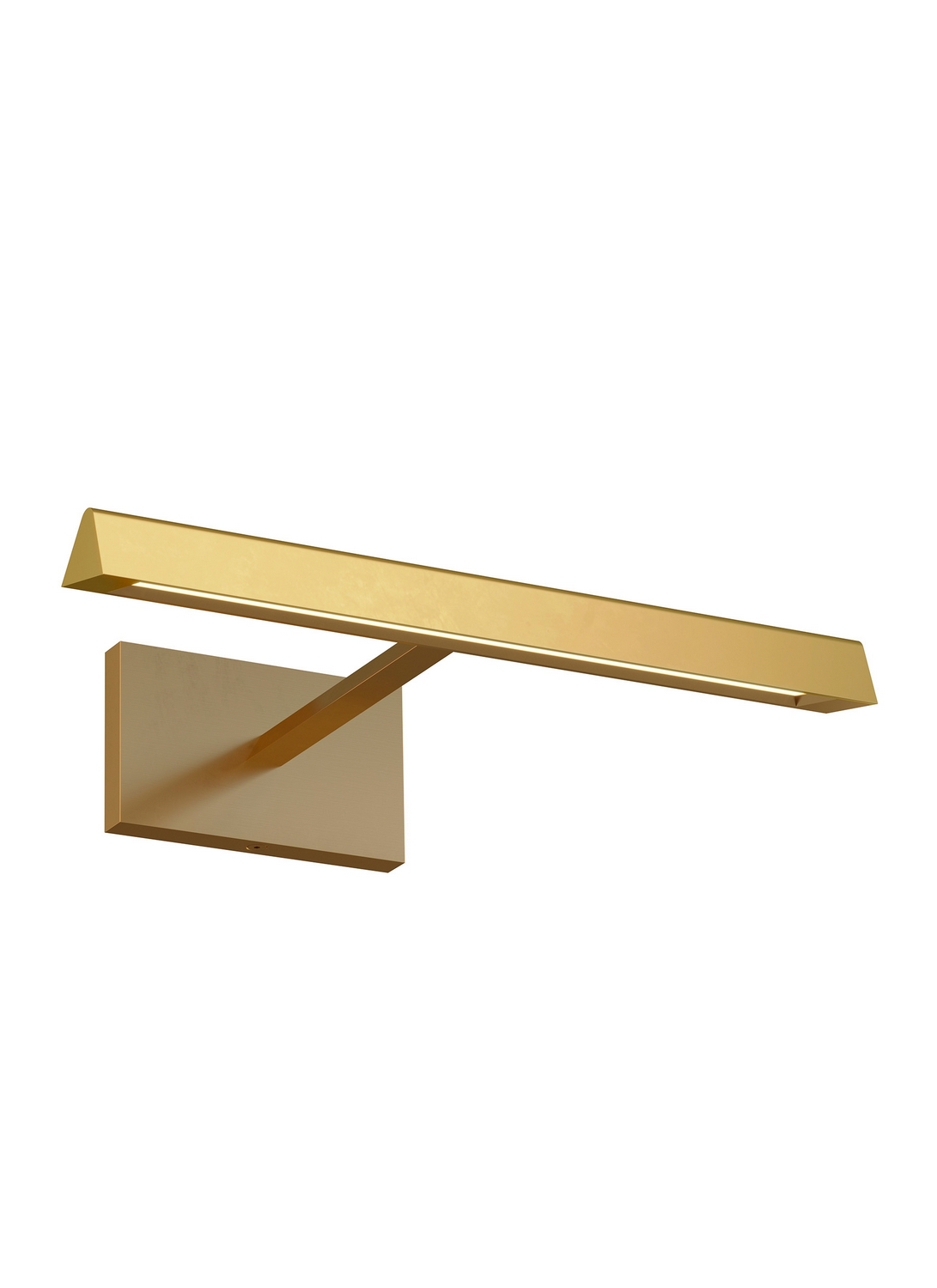 Natural Brass LED Wall Sconce from the Dessau Collection