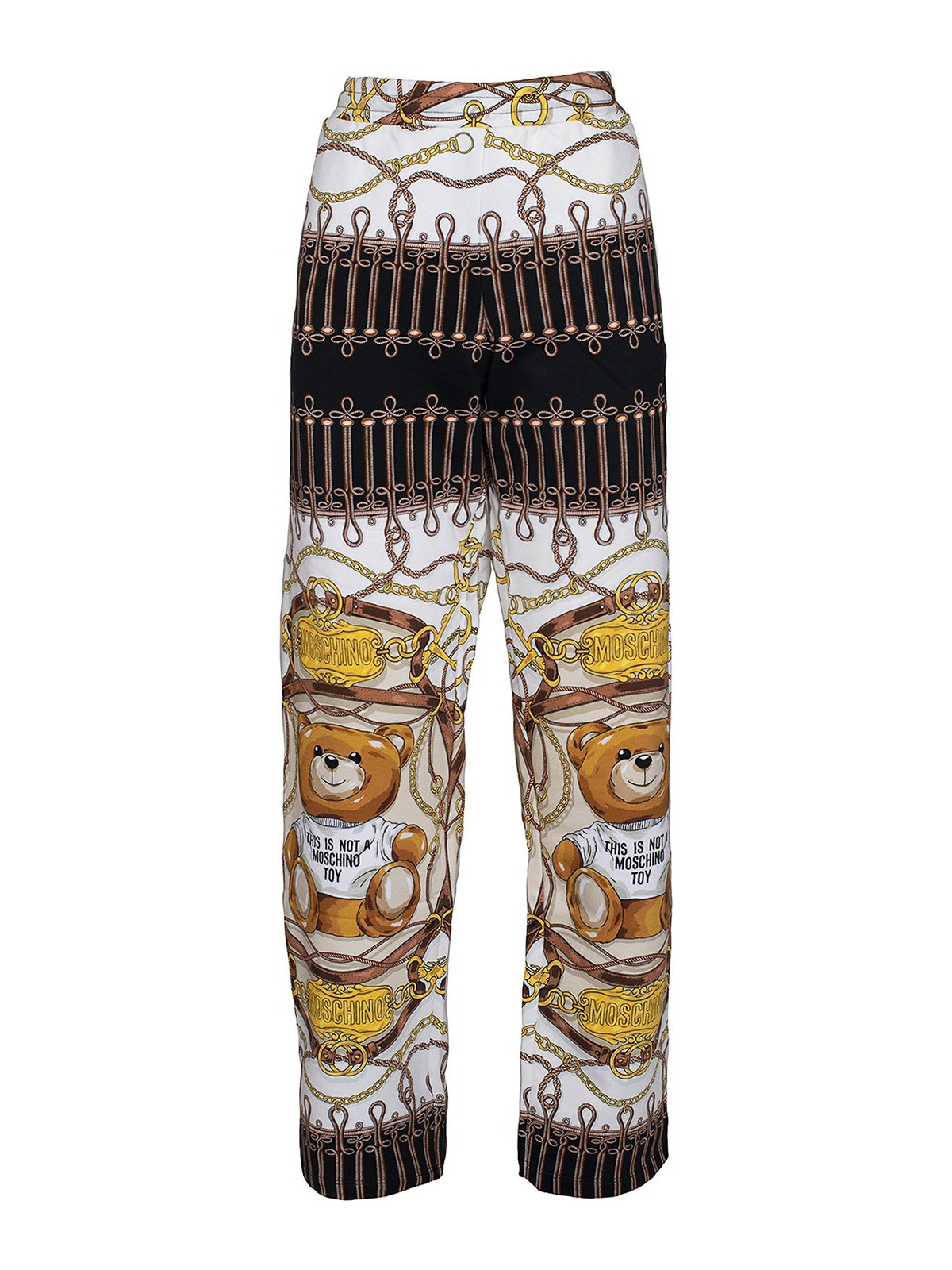 Logo printed pants
