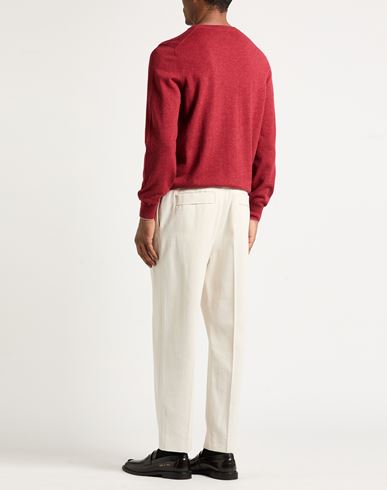Man Sweater Brick Size 40 Cashmere