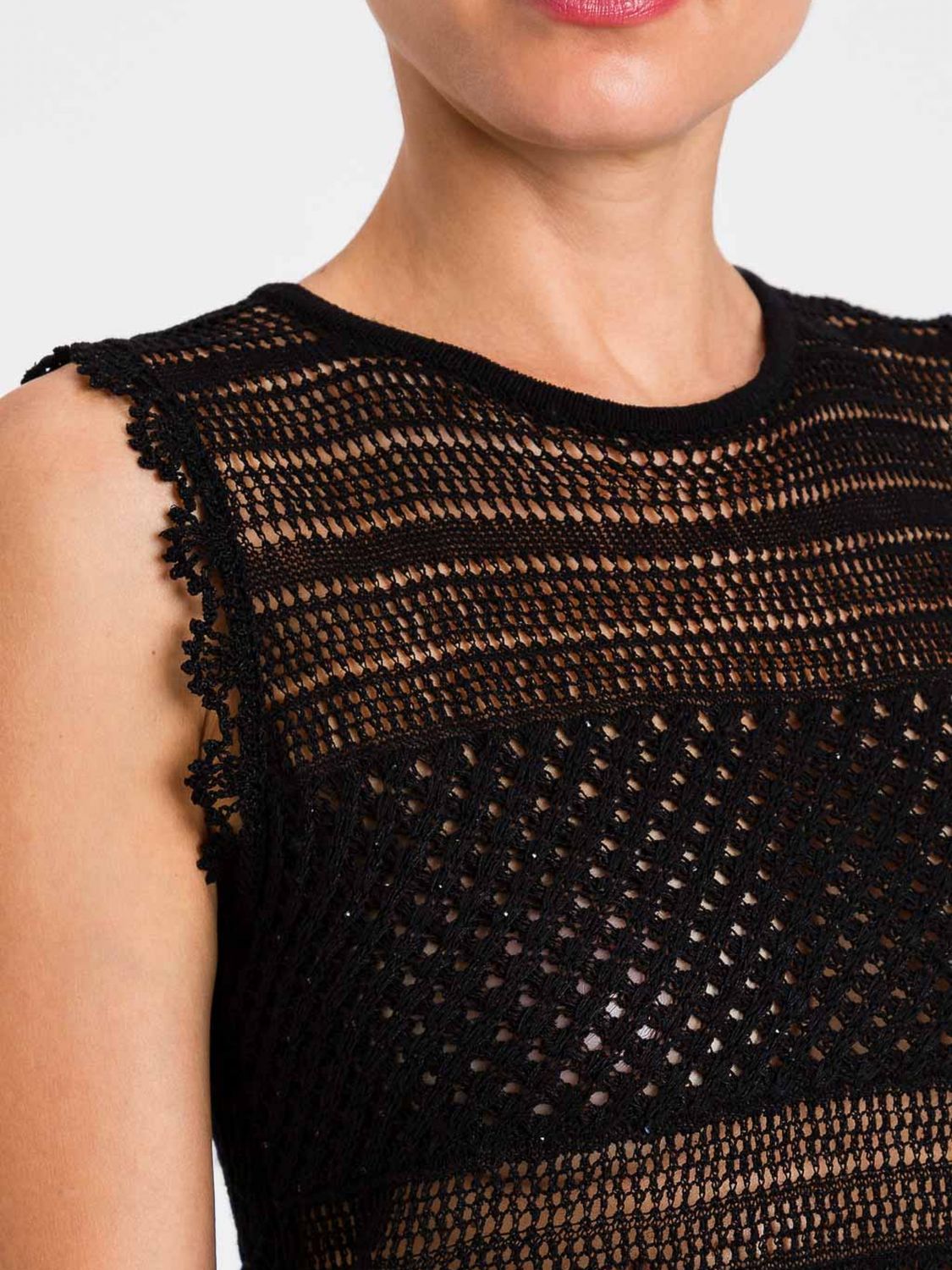 Top Woman color Black