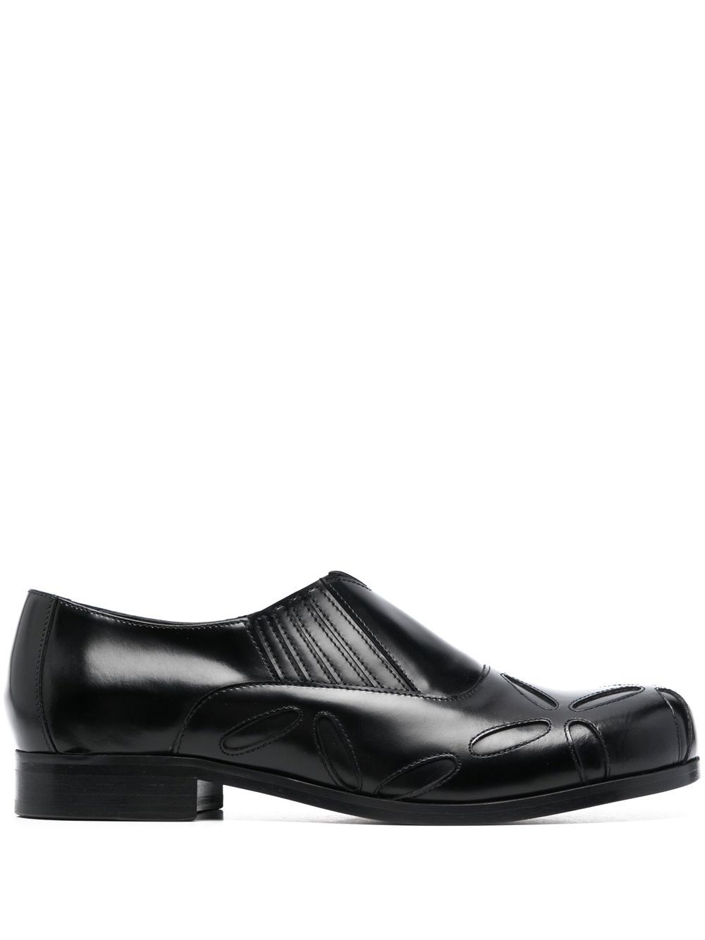 Slashes slip-on shoes - Black
