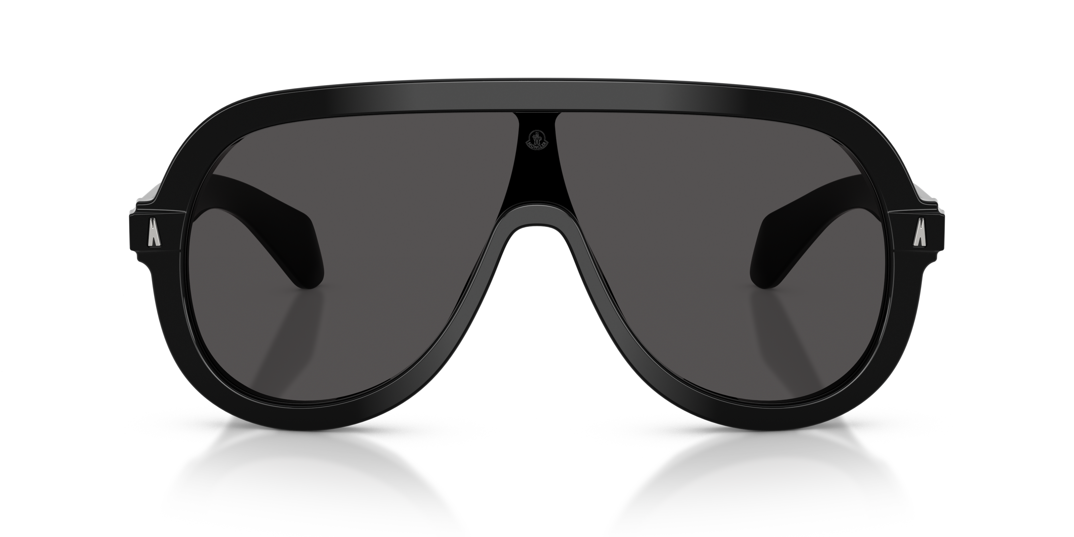 Moncler Unisex Moncler ME6021U SUNSETTE 300187 Sunglasses Acetate Black Grey Pilot Norma