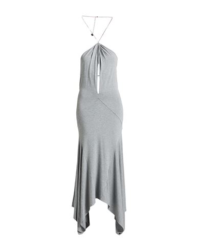 The Attico Woman Midi dress Grey Size 6 Viscose, Elastane