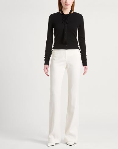 Woman Cardigan Black Size L Organic cotton, Elastane