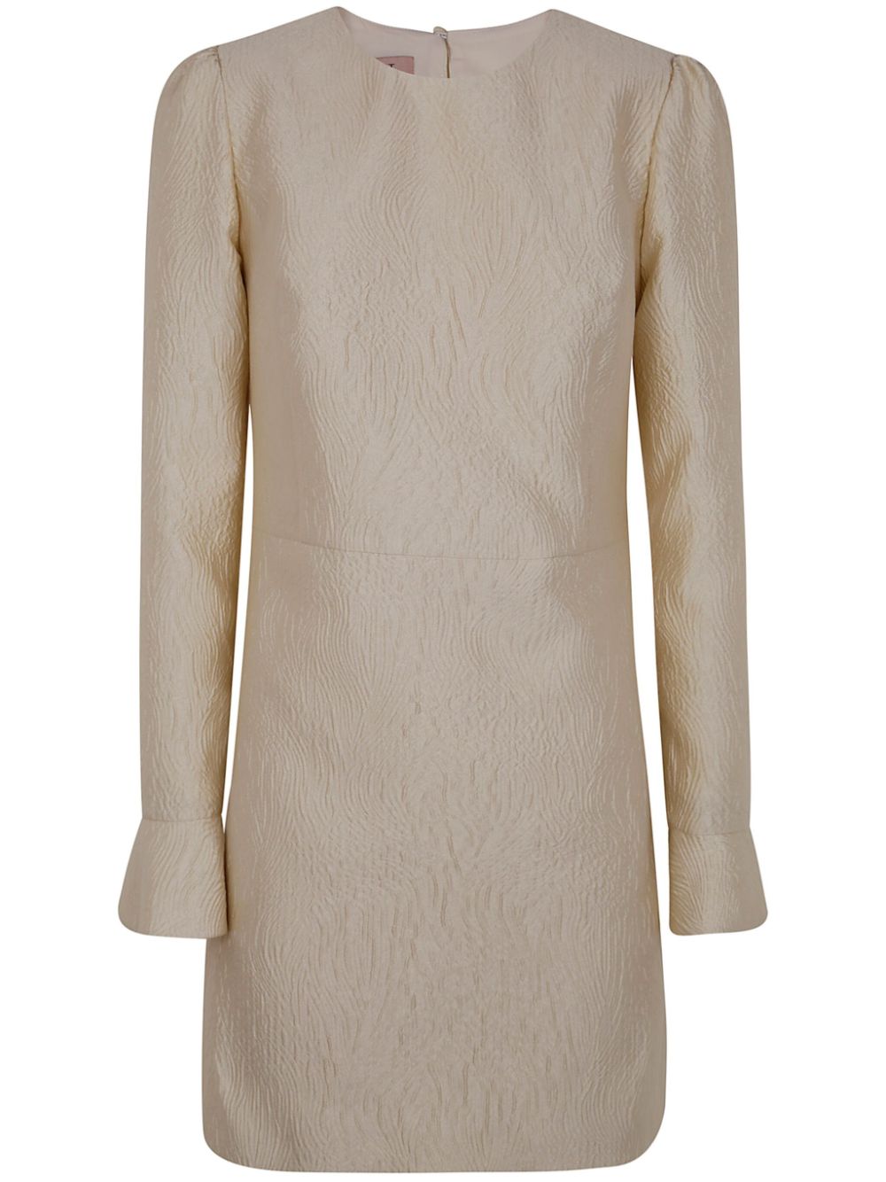 Jacquard mini dress - Neutrals