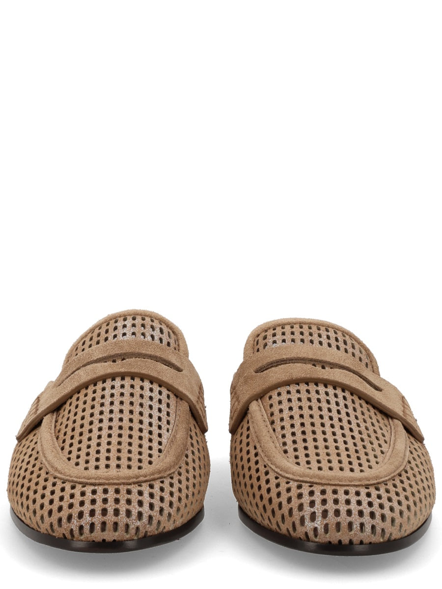 Brunello Cucinelli Mule "Sparkling Net