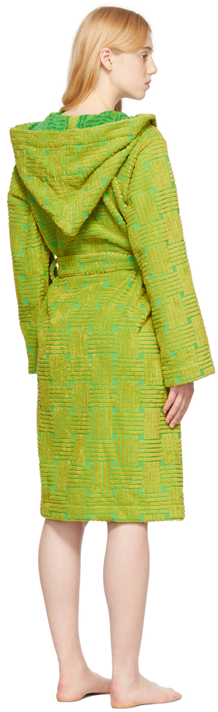 Green cotton robe