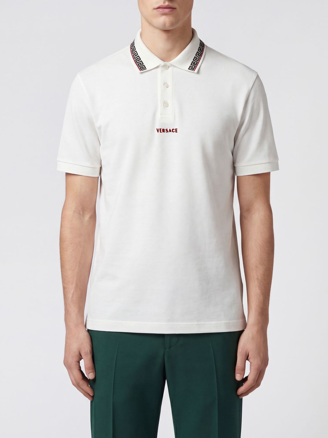 Polo Shirt Men color White