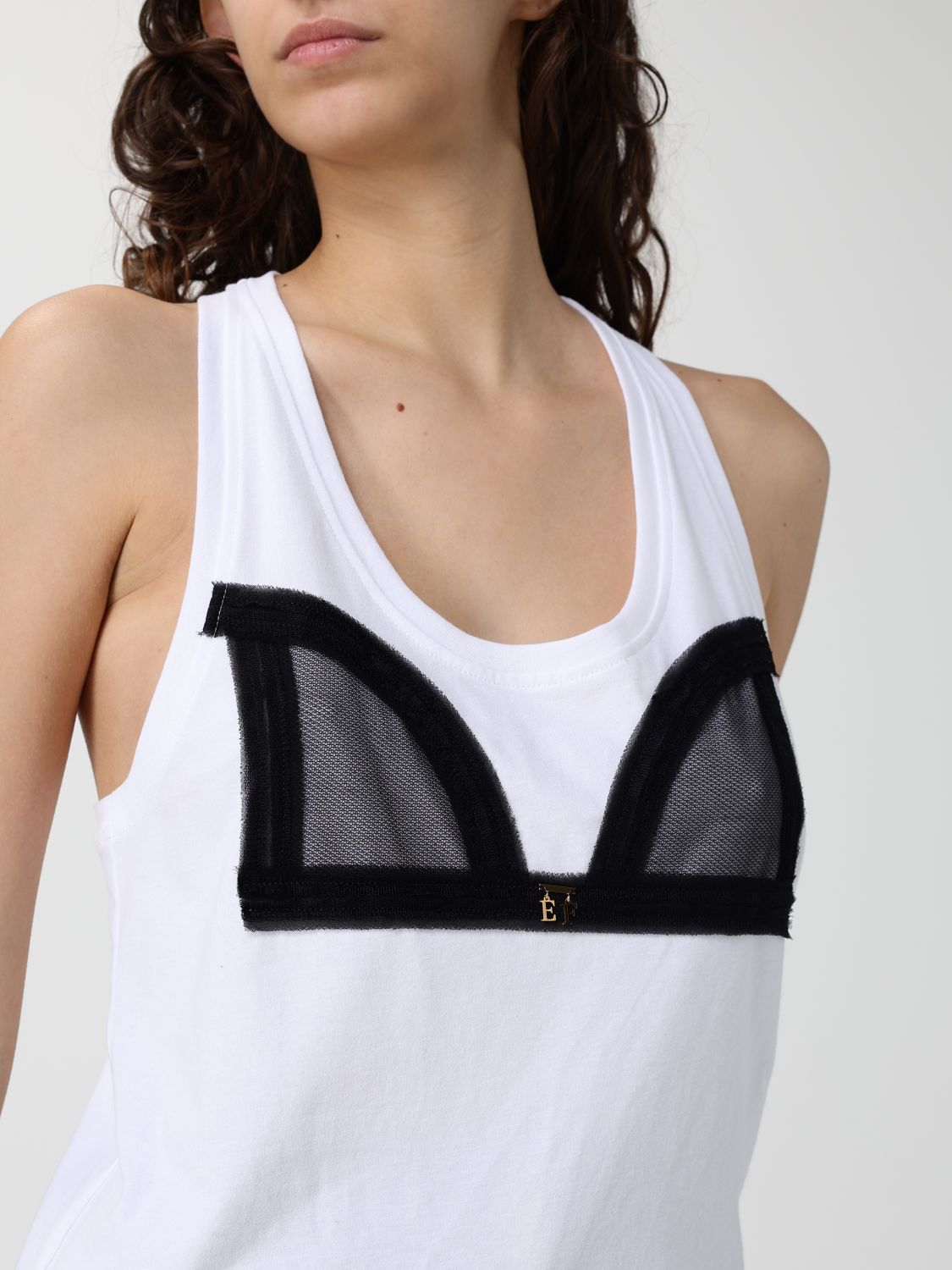 Top Woman color Black