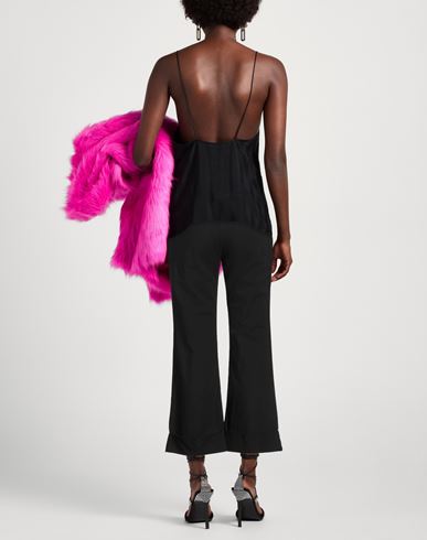 Woman Pants Black Size 8 Cotton, Elastane
