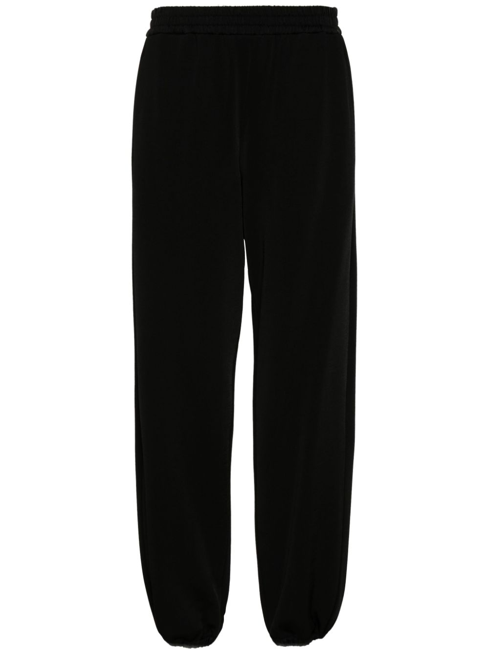 High-waist track trousers - Black