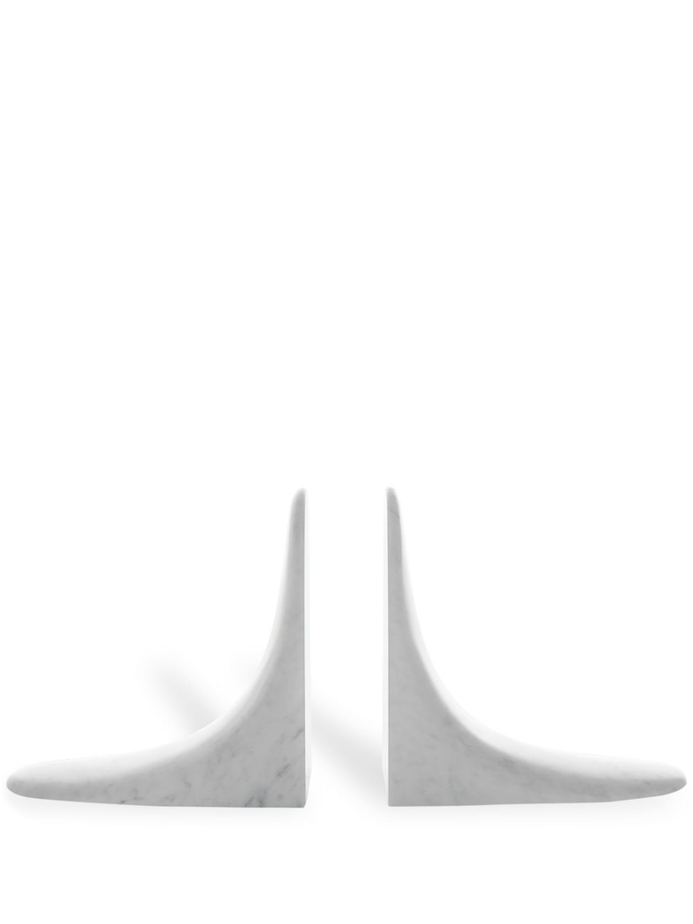 Plato marble bookholder - White