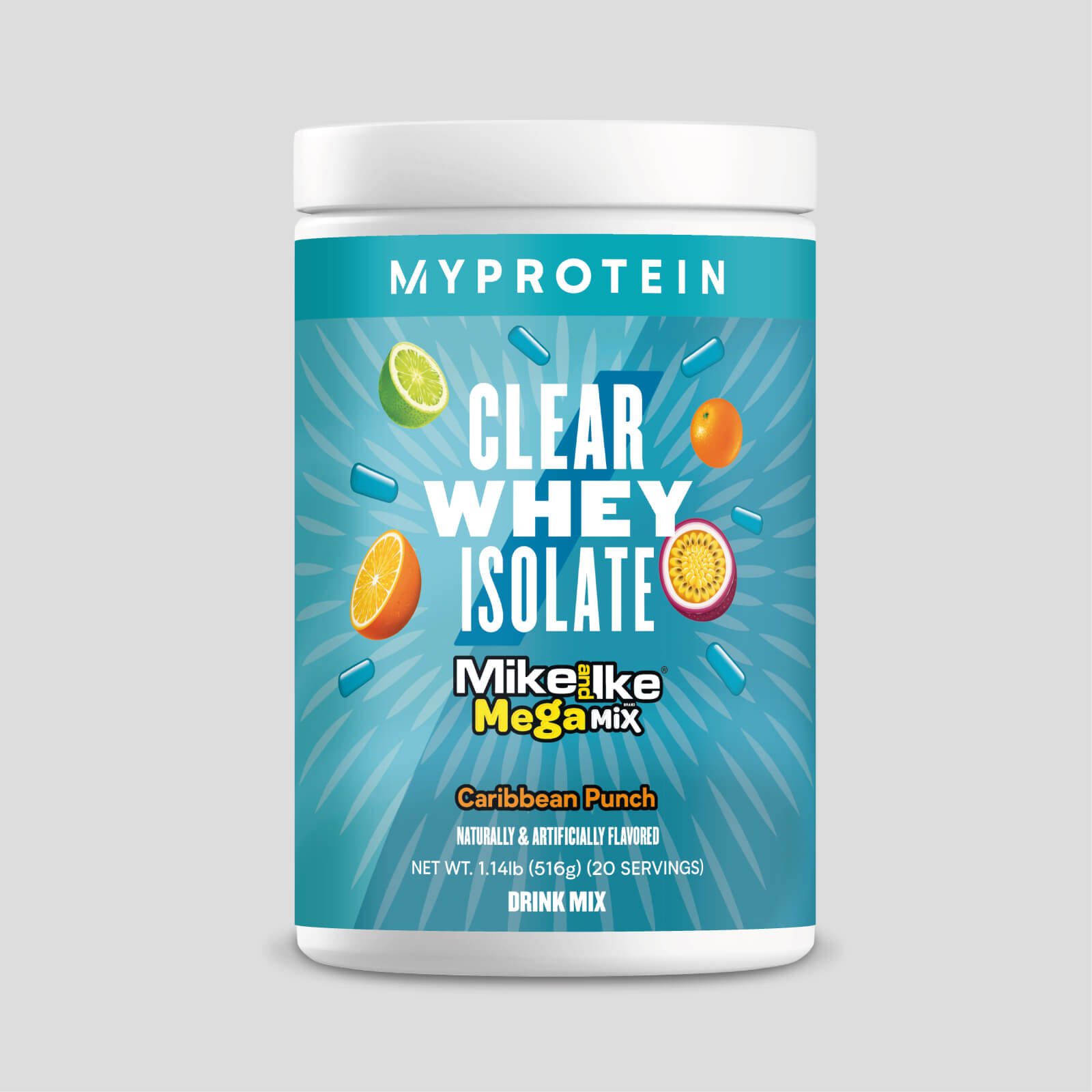 Clear Whey MIKE AND IKE® Flavors - 1.1lb - Sour Watermelon