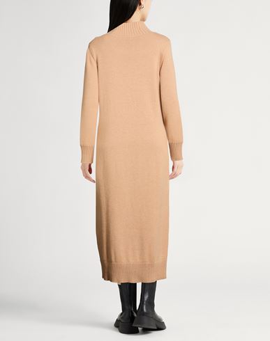 Woman Midi dress Sand Size S Cashmere