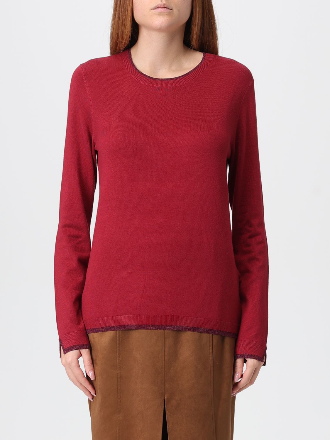 Sweater Woman color Ruby