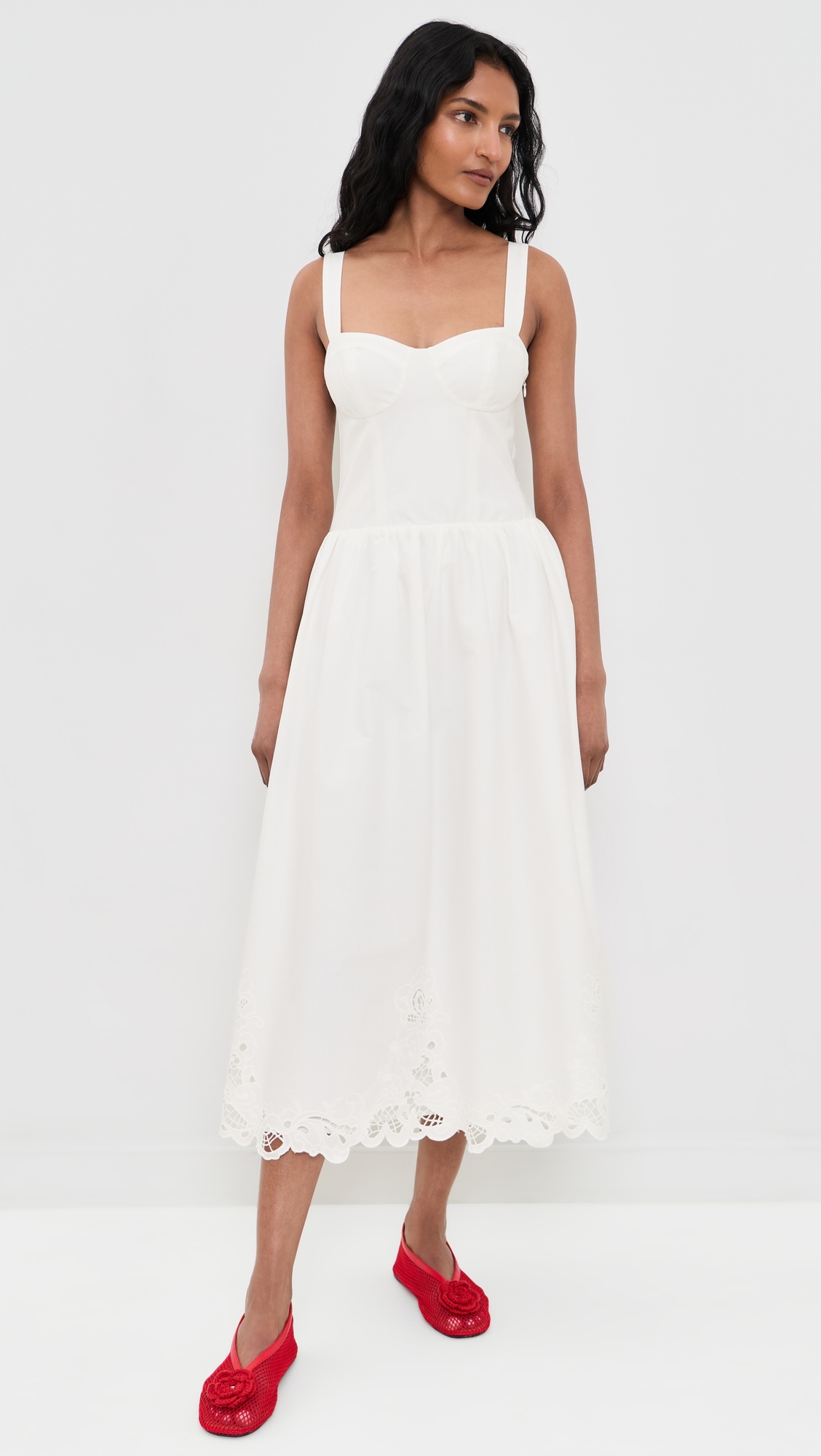 Somerset Midi Dress Ivory