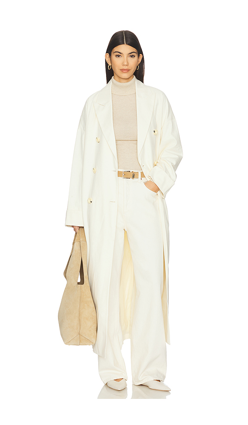 Sancia TRENCHCOAT ALORA in Cream. Größe XXL. Also in L, M