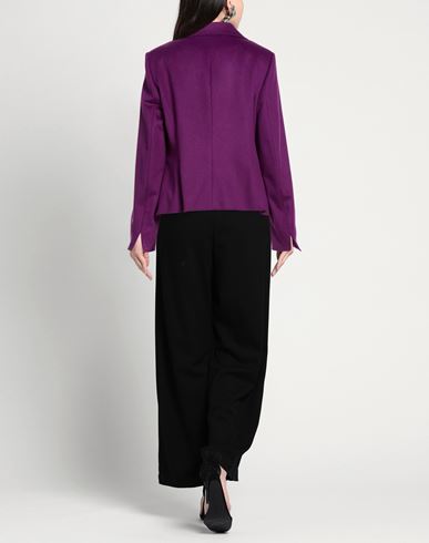 Woman Blazer Plum Size 6 Cashmere, Polyamide, Elastane