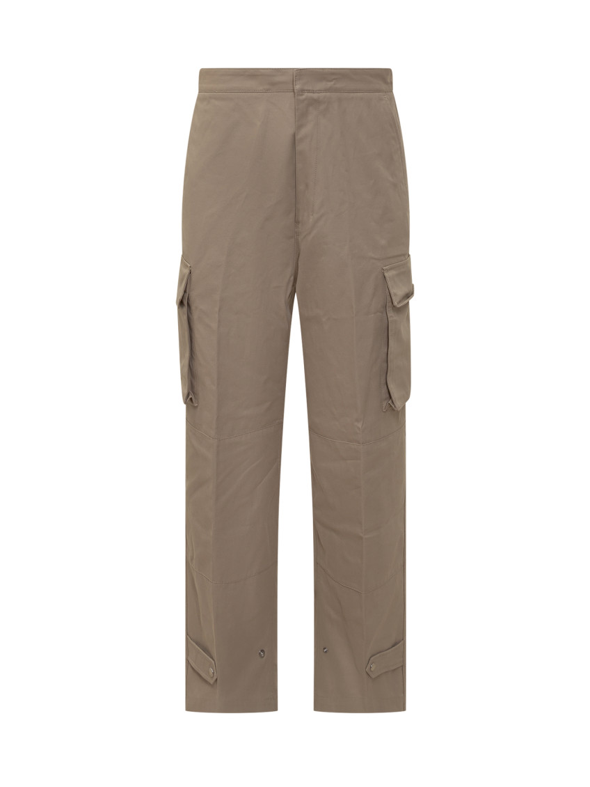 Beige Relaxed Cargos Pants