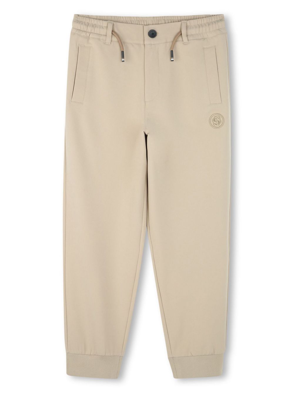 Logo-embroidered track pants - Brown