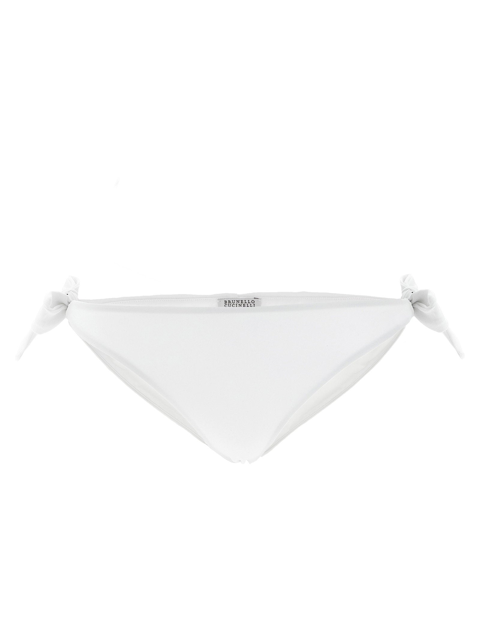 Techno Jersey Bikini Briefs — White