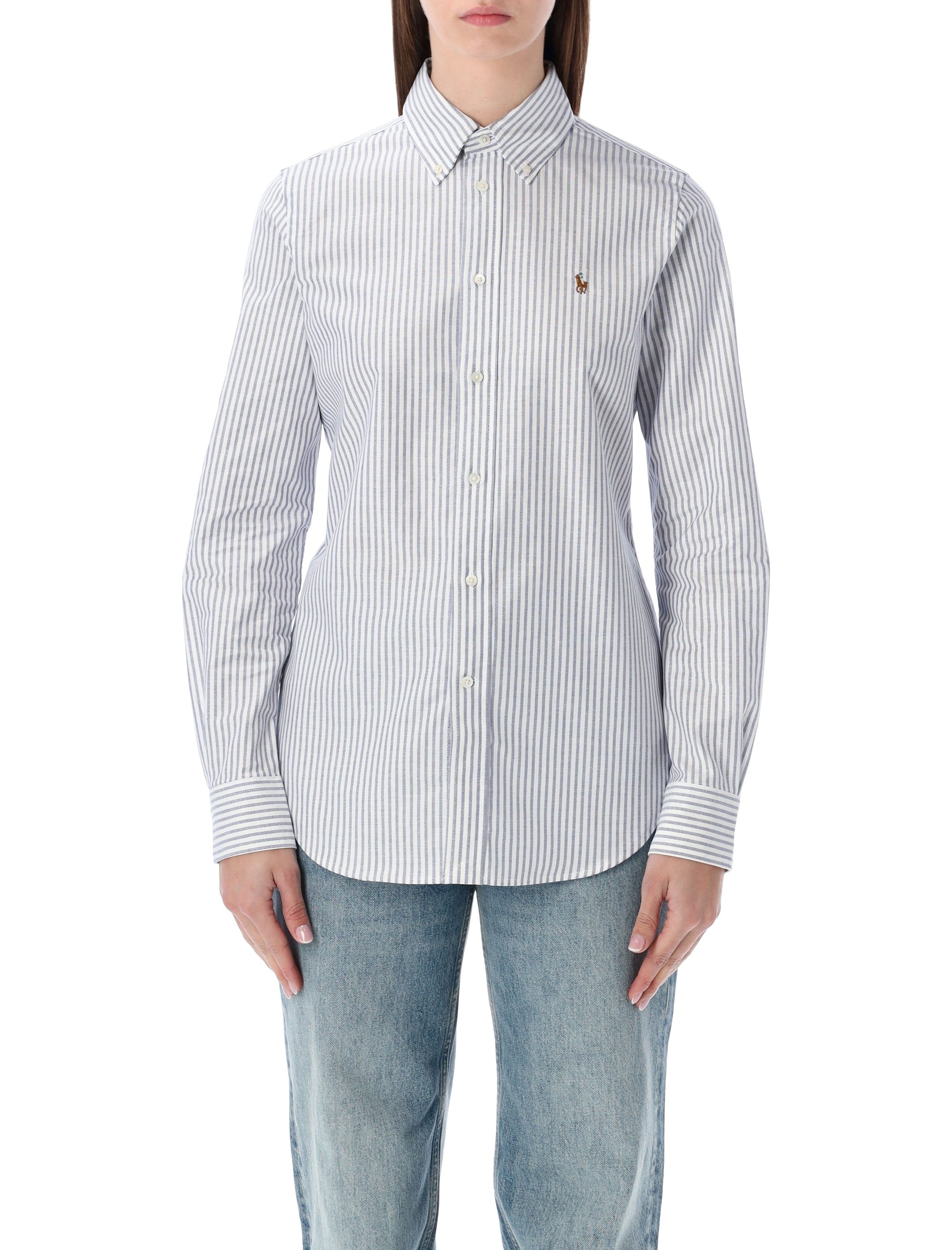 Slim Fit Oxford Shirt for Women - Size 4