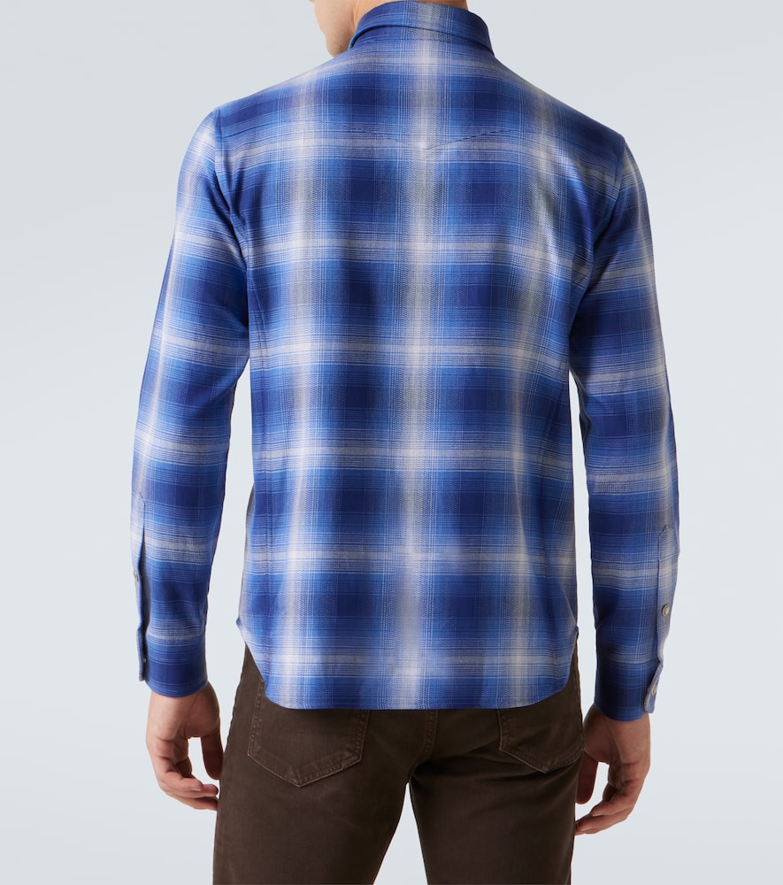 Checked cotton shirt