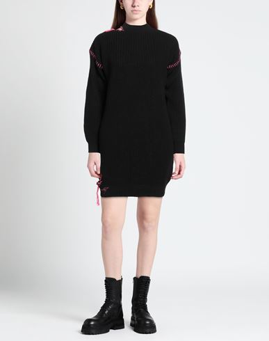 Woman Mini dress Black Size XS Acrylic, Polyester